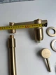 Смеситель для умывальника скрытого монтажа Epelli Muro Di Lacrime Brushed Oro, матовое золото - изображение 5