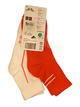Чоловічі спортивні шкарпетки Crane Sportsocken 43-46р біло-оранжеві 2 пари - зображення 2