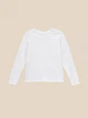 Лонгслів однотонний для хлопчика LAWA BBC02316-1 110 см Білий shop (2000999676062) - зображення 1