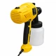 Электрический универсальный краскораспылитель Electric Paint Sprayer с курковым механизмом (механический), 1-1,5 атм, 220В, 500 Вт, 800мл, 26,5x27,5см, Жёлтый - изображение 5
