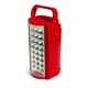 Переносной LED-фонарь ALMINA на аккумуляторе, 24 светодиода, USB-выход Красный - изображение 2