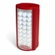 Переносной LED-фонарь ALMINA на аккумуляторе, 24 светодиода, USB-выход Красный - изображение 4