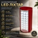 Переносной LED-фонарь ALMINA на аккумуляторе, 24 светодиода, USB-выход Красный - изображение 5