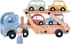 Zestaw zabawkowy Little Dutch Laweta z autami FSC LD7095 (8713291770959) - obraz 2