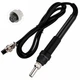 Паяльник Quicko T12 907 / ручка для паяльных станций 955 / 958 / 5-pin Черно-белый - изображение 1