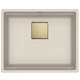 Кухонна мийка Franke KUBUS 2 KNG 110-52 Gold Edition гранітна під стільницю Сахара з Rollmat 125.0762.027 - изображение 2