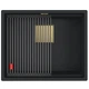 Кухонна мийка Franke KUBUS 2 KNG 110-52 Gold Edition гранітна під стільницю Чорний матовий з Rollmat 125.0755.503 - зображення 1