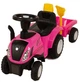 Jeździk BabyTrold traktorek Ride-On 1276045 Różowy (5704211724896) - obraz 1