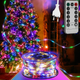 Светодиодная гирлянда LIGHT 350-RGB с пультом ДУ 350 ламп Микс для праздничного оформления фасада и интерьера уличная влагозащищенная 350 диодов - изображение 2
