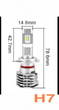 Светодиодные лампы LED М4-Н7 Лед лампы h7 - изображение 3