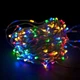 Новогодняя гирлянда Роса 20 м 200LED на зеленом проводе Разноцветное светодиодное украшение для елки с влагозащитой и питанием от сети - изображение 1