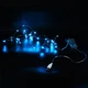 Гірлянда роса на батарейках та від USB, 5м, 50Led, Xmas, Синій - зображення 2