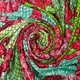 Ткань трикотаж Vitrag 200 гр/м2 150 см, 100% полиэстер, трикотаж для платьев, топов и повседневной одежды красный - изображение 1