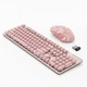 Комплект бездротовий EWEADN X7S Wireless/Bluetooth Pink - зображення 1