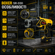 Акумуляторна шабельна пила Boxer SR030 18 В з двома акумуляторами шабельна ножівка для дерева металу труб і пластику - зображення 2