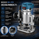 Ручной электрический фрезер BOXER BX215 2500 Вт с цангами 6 8 мм регулировкой оборотов 13000 30000 об/мин для фрезерования древесины МДФ - изображение 3
