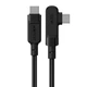 Дата кабель USB-C to USB-C 2.0m 5A 100W nylon C5-03 black Acefast (6974316281016) - изображение 1