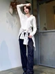 Пуловер женский Uniqlo 912802183 L Молочный (1160844862) - изображение 5