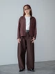 Пиджак женский Uniqlo 177212260 S Коричневый (1160897295) - изображение 4