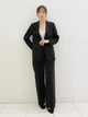 Пиджак классический удлиненный женский Uniqlo 59409971 S Коричневый (1160911008) - изображение 6