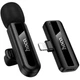 Петличний бездротовий мікрофон Hoco L20 Fair Lightning Black - зображення 4