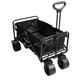 Складная туристическая тележка Kraft&Dele KD3089 160 л до 100 кг для сада, пляжа и перевозки грузов. - изображение 1