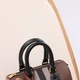 Женская сумка Burberry Mini Check Bowling коричневого цвета артикул 36590 - изображение 4