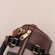 Женская сумка Burberry Mini Check Bowling коричневого цвета артикул 36590 - изображение 7
