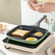 Сковорода COOKER KING JG26ZC антипригарная с плоским дном, для стейков, 26 см, для индукции, бамбуково-зеленая - изображение 3