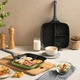Сковорода COOKER KING JG26ZC антипригарная с плоским дном, для стейков, 26 см, для индукции, бамбуково-зеленая - изображение 5
