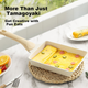 Сковорода COOKER KING тамагояки антипригарная титановая, 19x14 см, для яичницы - изображение 8