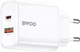 Мережевий зарядний пристрій Bwoo CDA207 PD 36W Wall Charger USB-A + USB-C Port White (6933654814799) - зображення 2