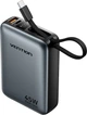 УМБ Vention 20000 mAh 45W Mini with Built-in USB-C Cable Gray (V_FHGH0) - зображення 1