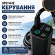 Портативний душ з насосом на акумуляторі та цифровим дисплеєм - чорний - изображение 5