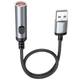 Портативный прикуриватель Hoco UA30 USB 30 см черный - изображение 1