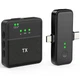 Беспроводной петличный микрофон Savetek P37 2 в 1 Type-C/Lightning черный - изображение 1