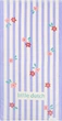 Ręcznik dziecięcy Little Dutch Dreamy Purple Stripe 60x120 cm (8721321872351) - obraz 1