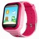 Дитячі водонепроникні телефон-годинник з GPS трекером UWatch Q403 Android рожеві - зображення 2