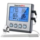 Двухканальный цифровой термометр для мяса ThermoPro TP-17 с таймером и магнитом - изображение 1