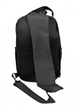 Рюкзак кроссбоди слинг однолямочный городской через плечо с регулируемым ремнем карманом для планшета 34×20×11 см (484214-Prob) Черный - зображення 3