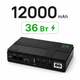 Джерело безперебійного живлення для роутера Mini UPS DC1036P 12000 mAh 36 Вт, 5V/9V/12V, ДБЖ для Wi-Fi роутера, GPON, ONU, IP-камер - зображення 1