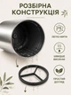 Органайзер-підставка для столових приборів кухонна з нержавіючої сталі обертання 360° 3 відділення 17х12 см сріблястий (80305724) - зображення 6