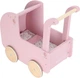 Drewniany wózek dla lalek Little Dutch z pościelą FSC (LD2519) (8713291225190) - obraz 2