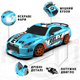 Радиоуправляемая Дрифтовая Машинка на Аккумуляторе с LED Подсветкой RC Race Nissan GT-R 4WD 18.5 см - изображение 4