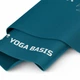 Антиковзний тонкий килимок для йоги Tiguar Yoga Basis з лінією вирівнювання тіла, морська хвиля ( TI – J0008M ) - изображение 4
