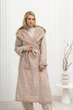 Женское двустороннее пальто с капюшоном и поясом ALBERTO BINI MKALB202-351 - 44/46, Бежевий - изображение 2