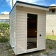 Модульна сауна REST Duo230E 2,3×1,8 м, панорамне бронзове скло, електрична піч, під ключ, Туманний луг - изображение 3