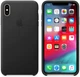 Etui Apple Leather Case do Apple iPhone Xs Max Black (MRWT2) - obraz 3