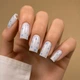 Гель с сухоцветами VALERI Builder Gel Flower 01, светло-синий, 15 мл - изображение 4
