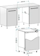 Встраиваемый компактный холодильник Interline RCS 520 MWZ WA+ (82 см, 115 л, Жесткое крепление, Индикатор закрытия, LED) - изображение 12